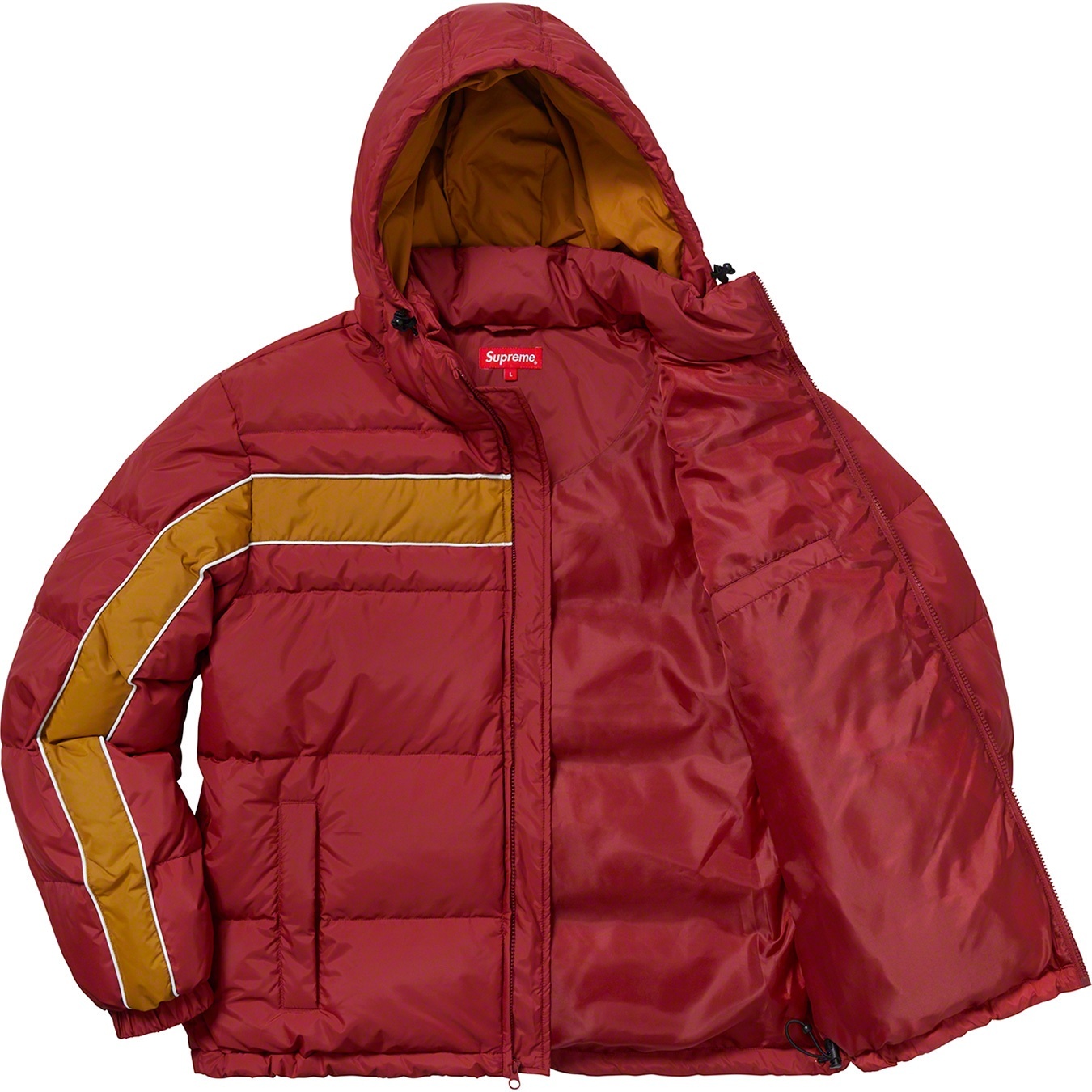 Stripe Panel Down Jacket view 6